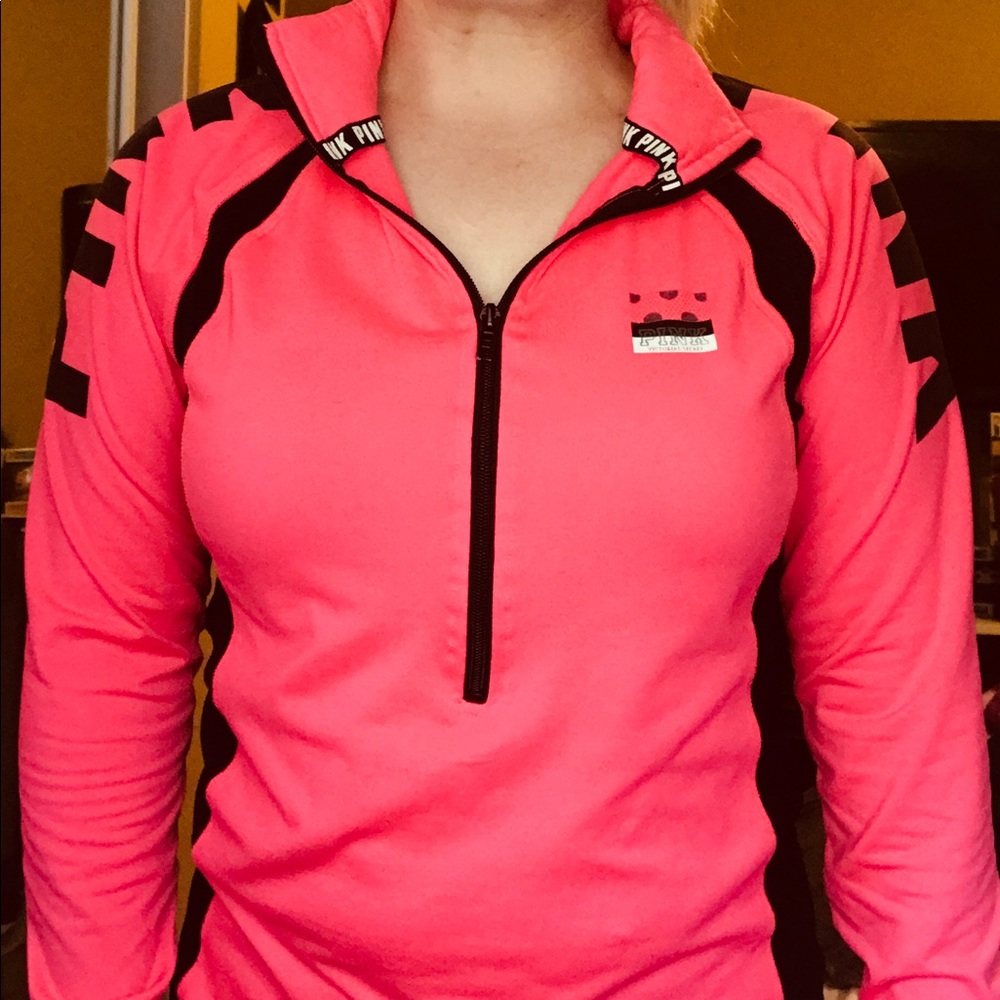 VS Pink ultimate half zip